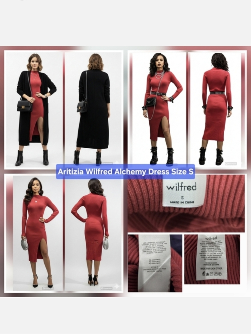 Aritizia Wilfred Alchemy Dress Size S